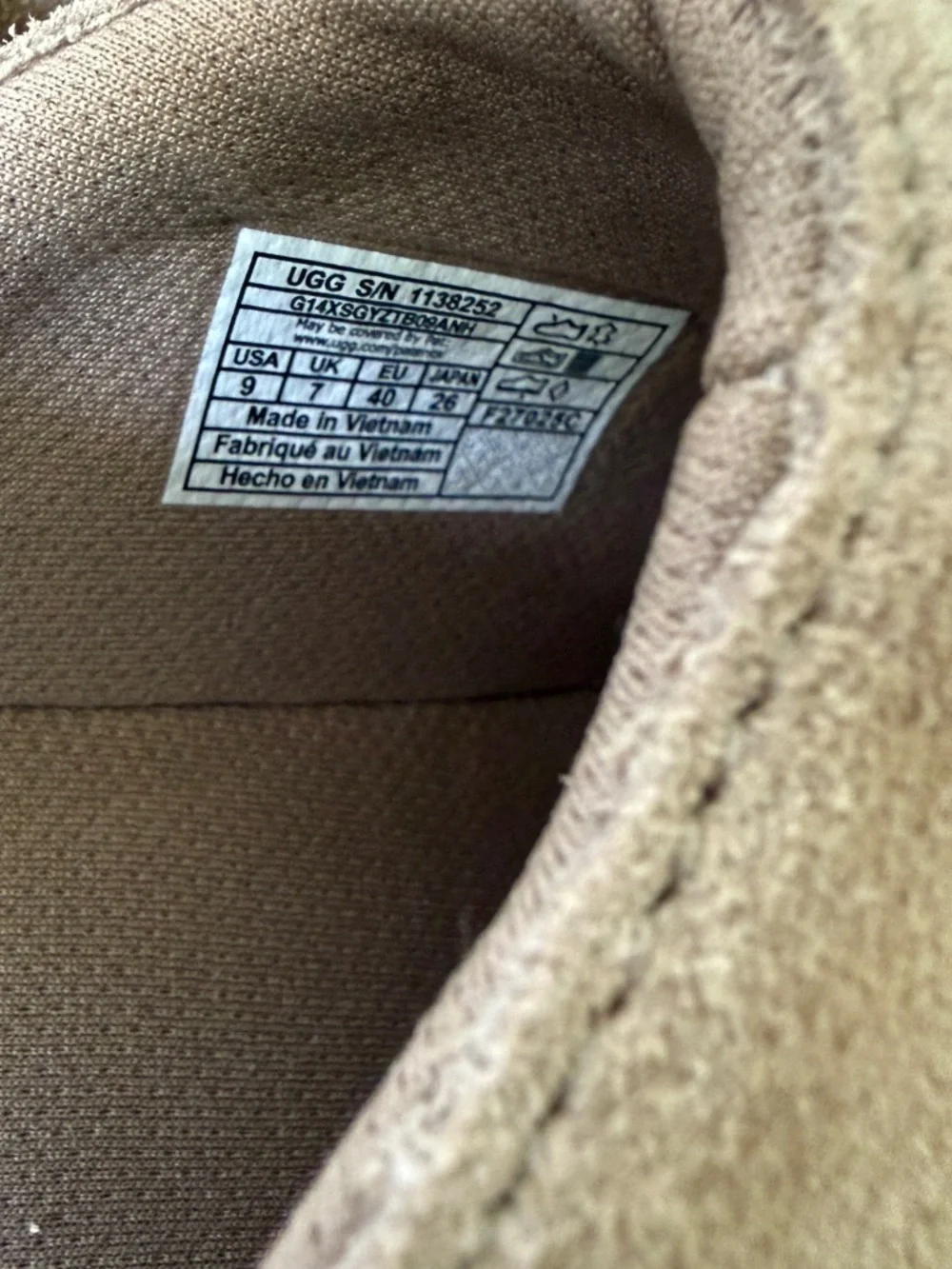 UGG Goldenstar Clog Women's Tan Size 9 - Picture 4 of 7